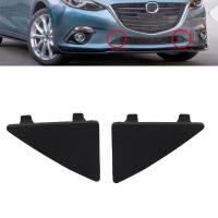 ราคา ฝาปิดเบ็ดลากสำหรับ Mazda 3 2014 2016กระจังหน้ากันชนต่ำฝาปิดเบ็ดลากสามเหลี่ยม2ชิ้น (19571956317)