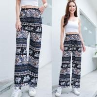 ราคา พร้อมส่ง กางเกงลายช้างขาปล่อยมีเ เอวยางยืดรับระดับตรงเอวผ้าพริ้ว ผ้าบางใส่สบายไม่ติดผิวพร้อมส่ง (22014473089)