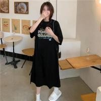 ราคา เสื้อยืดแขนสั้นหลวมสไตล์เกาหลี กระโปรงทรงเอ ผ่าข้าง ใส่ได้ทั้งฤดูร้อนและฤดูใบไม้ร่วง เสื้อผ้าทำงานสไตล์เกาหลี (24382333137)