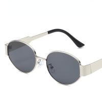 ราคา JN IMPRESSION แว่นกันแดดกันแดดกรอบทรงรีขนาดเล็กใหม่แบบย้อนยุคแว่นกันแดดที่ช่วยป้องกันแสง UV เรียบง่าย (22303311868)