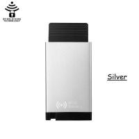 ราคา QuXis 2023ใหม่ RFID สำหรับผู้ชายกระเป๋าสตางค์อัจฉริยะกระเป๋าใส่บัตรเครดิตป็อปอัพอะลูมินัมอัลลอยบัตรธนบัตรเครดิตกระเป๋าสตางค์สั้นธุรกิจแบบลำลอง (19225039432)