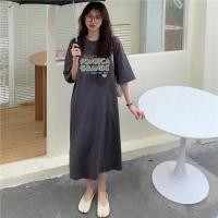 ราคา เสื้อยืดแขนสั้นหลวมสไตล์เกาหลี กระโปรงทรงเอ ผ่าข้าง ใส่ได้ทั้งฤดูร้อนและฤดูใบไม้ร่วง เสื้อผ้าทำงานสไตล์เกาหลี (24382333149)