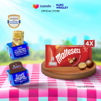 ราคา แพ็ก 4 ชิ้น Maltesers Chocolate มอลทีเซอร์ขนมช็อกโกแลตสอดไส้รสมอลท์ แบบซอง 37 กรัม x4 10156633 B (23919571003)
