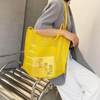 ราคา PEANSEA อเนกประสงค์น้ำหนักเบา ถุงตาข่ายชายหาด ใช้ซ้ำได้ โปร่งใสโปร่งใส กระเป๋าโท้ทตาข่าย กระเป๋าถือแบบถือ กระเป๋าสะพายไหล่ตาข่าย ถุงช้อปปิ้งถุง (18753511754)