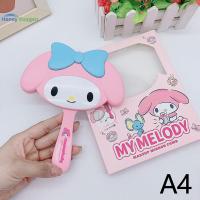 ราคา Honey Oxygen แปรงหวีผมการ์ตูน Sanrio Hello Kitty Kuromi น่ารักหวีกระจกแบบพกพามีกล่อง (23010238744)