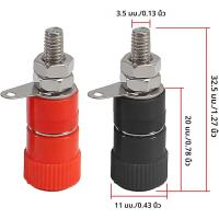 ราคา Binding โพสต์เทอร์มินัลปลั๊กกล้วย 4 มม สีแดงและสีดําทองชุบ 4 มม หญิงและชายปลั๊กกล้วยกล้วยซ็อกเก็ต Terminal (24270547659)