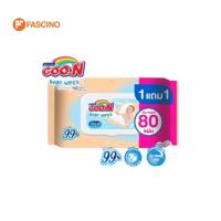 ราคา GOON BABY WIPES ผ้าทำความสะอาด แพ็คคู่ 80 แผ่น x 2 (21109142961)