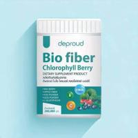 ราคา Deproud biofiber chlorophyll berry ดีพราวด์ ไบโอไฟเบอร์ คลอโรฟิลล์ เบอร์รี่ ขนาด 200g (20759321416)