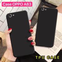 ราคา ส่งจากไทย Case OPPO A83 เคสโทรศัพท์ออฟโบ้ a83 เคสนิ่ม tpu เคสสีดําสีแดง เคสซิลิโคน (1290490412)