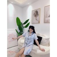 ราคา Q60037 ชุดนอนผ้าซาตินกระโปรงแขนสั้นสีพื้น ผู้หญิง Clothing ชุดนอนซาติน ชุด นอน เกาหลี ชุด นอน Women Dresses เดรส เสื้อ (23787373736)
