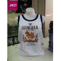 ราคา เสื้อกล้ามชาย เสื้อกล้ามผู้ชาย เสื้อกล้ามไทยแลนด์ เสื้อกล้ามสกรีนลายเบียร์สิงห์ เสื้อกล้ามผ้าcotton (3486280204)