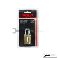 ราคา SOLO กุญแจล็อกกระเป๋าแบบรหัส 4หลัก ขนาด20mm และ 28mmรุ่น89 (5504572565)