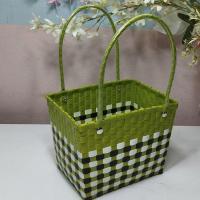 ราคา ตะกร้า OTOP สานเส้นพลาสติก ทรงสี่เหลี่ยมผืนผ้า Size S โอทอป 219 (21361891086)