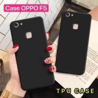 ราคา ส่งจากไทย Case OPPO F5 เคสโทรศัพท์ออฟโบ้ f5 เคสนิ่ม tpu เคสสีดําสีแดง เคสซิลิโคน (404871554)