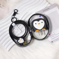 ราคา ชุด6ชิ้น กระเป๋าจัดเก็บสายเคเบิล ตัวถนอมสายชาร์จ for iPhone Cable Adapter 18W 20W ปลอกหุ้มสายชาร์จการ์ตูนป้องกัน แบบพกพา ถุงเก็บของ (24301700646)