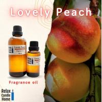 ราคา หัวน้ำหอมกลิ่น Lovely Peach Fragrance oil สำหรับเทียนเเละเครื่องหอม 30ml 100ml (18261641782)