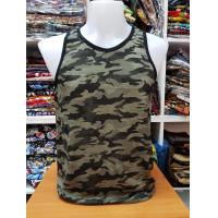 ราคา เสื้อกล้าม พิมพ์ลายทหาร ผ้าคอนตอนTC (682704683)