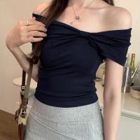 ราคา PX เสื้อปาดไหล่ผู้หญิง ผ้าร่องเล็ก เสื้อโชว์ไหล่ ไหปลาร้า แต่งโบว์สุดน่ารัก สไตล์พส เกาหลี ลุคดินเนอร์หรูๆ (24455763377)