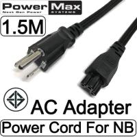ราคา 1 5M Universal 3 Prong US Plug Laptop PC AC Adapter Power Cord Cable For HP Dell Samsung Lenovo toshiba Notebook Power Supply Cord (378327213)
