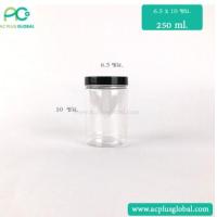 ราคา กระปุกพลาสติกใส กระปุกPET กระปุกฝาเกลียว กระปุก ฝาสีดำ 10ใบ acplusglobal (12203382235)