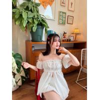ราคา เสื้อเกาะอกต่อแขน ผ้าเปลือกไม้ FF71 (24591151534)