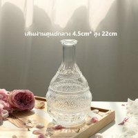 ราคา พร้อมส่ง insแจกันแก้วใส ตกแต่งห้องนั่งเล่น แจกันมินิมอล ทรงรูปขวด แจกัน แบบสั้นใส่ดอกไม้ glass vase สุดน่ารัก แจกันดอกไม้ (23054104758)