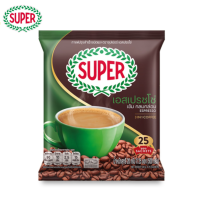 ราคา 25ซอง SUPER Espresso Instant Coffee 3in1 ซุปเปอร์กาแฟ เอสเปรสโซ่ 3 อิน 1 ขนาด 25 ซอง (24579929217)