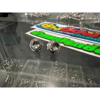 ราคา น๊อตยึดโคมไฟท้าย ใต้เบาะ เวฟ110i เวฟ125ปลาวาฬ LED งานกลึงมือ 1ชุด2ตัวพร้อมแหวน น้าคมน๊อตซิ่งแท้ (23363095303)