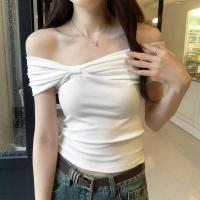 ราคา PX เสื้อปาดไหล่ผู้หญิง ผ้าร่องเล็ก เสื้อโชว์ไหล่ ไหปลาร้า แต่งโบว์สุดน่ารัก สไตล์พส เกาหลี ลุคดินเนอร์หรูๆ (24455763373)