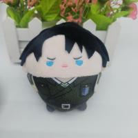 ราคา Anime Attack on Titan Plush Doll EREN MIKASA Levi Ackerman Stuffed Toys Birthday Gift (21910519271)