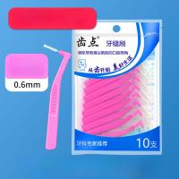 ราคา BHQ แปรงซอกฟันสำหรับคนจัดฟัน 10 ชิ้น แปรงสีฟันลวดสแตนเลสขนนุ่มสําหรับจัดฟัน แปรงขัดซอกฟัน (23940188222)