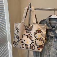 ราคา กระเป๋าผ้าแคนวาส HelloKitty HelloKitty กระเป๋าโท้ทสะพายไหล่เดียวลายการ์ตูนพร็อพรุ่นใหม่ (24289329763)