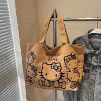 ราคา กระเป๋าผ้าแคนวาส HelloKitty HelloKitty กระเป๋าโท้ทสะพายไหล่เดียวลายการ์ตูนพร็อพรุ่นใหม่ (24289329761)
