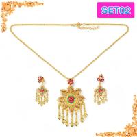 ราคา เครื่องประดับชุดไทย สร้อยทอง ต่างหู ปิ่นปักผม สายสังวาลย์ ปิ่นใบไม้ไหว รัดเกล้า สร้อยคอจี้อุบะพลอยสี สร้อยข้อมืออุบะ (23450409450)