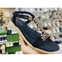 ราคา มาใหม่ รองเท้าแตะรัดส้น พร้อมส่ง แบบสวมและหนีบ สไตล์วัยรุ่น แนววินเทจ (23355294009)