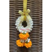 ราคา พวงมาลัยไหมพรม พวงมาลัยพวงเล็ก พวงมาลัยพวงจิ๋ว (23779134330)