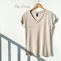 ราคา เสื้อยืด คอวี ผ้าสลาฟ อก 36 ยาว 24 (20367745657)