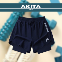 ราคา สีดำ M 2XL กางเกงกีฬาขาสั้น ผู้หญิง ผ้าร่ม มีซับใน ระบายอากาศ เหมาะสำหรับการออกกำลังกาย กางเกงวิ่งผู้หญิงHEAD พร้อมส่ง (22840958177)