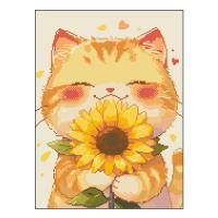ราคา พร้อมส่ง ชุดปักครอสติสเส้นด้าย 11CT Cross stitch ครอสติสผ้าพิมพ์ลาย งานฝีมือ DIY งานเย็บปักถักร้อย (18947485754)