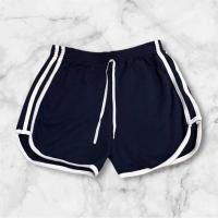 ราคา กางเกง3แถบขาสั้นขาเว้า ผ้าคอตตอน กางเกงขาสั้นผู้หญิง ทรงสปอร์ต 3 แถบ ใส่วิ่ง นอน ออกกำลังกาย สบายมาก (24484482208)