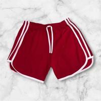 ราคา กางเกง3แถบขาสั้นขาเว้า ผ้าคอตตอน กางเกงขาสั้นผู้หญิง ทรงสปอร์ต 3 แถบ ใส่วิ่ง นอน ออกกำลังกาย สบายมาก (24484482209)