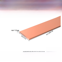 ราคา แผ่นทองแดงบริสุทธิ์สีแดงแท้ T2 แผ่นทองแดงแบนแถบสีม่วง สายดินทองแดง สายไฟทองแดง แผ่นทองแดงแบน แผ่นทองแดงสายแม่เหล็ก (23089064977)