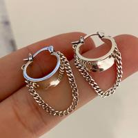 ราคา ต่างหูเงินแท้ S925 สำหรับผู้หญิง ดีไซน์เรียบง่าย สไตล์เกาหลี เครื่องประดับแฟชั่น ต่างหูแบบโซ่ ดีไซน์ที่ไม่ซ้ำใคร (23215615977)