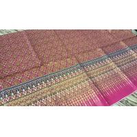 ราคา การันตีงานไทย ผ้าพิมพ์ทอง ไม่เย็บ ผ้าถุงพิมพ์ทอง 1ชิ้น 2เมตร ผ้าฝ้าย 100 ผ้าถุงบาติก ผ้าถุงอย่างดี คอตตอน100 (24587307898)