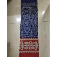 ราคา ผ้าพิมพ์ลายมัดหมี่ภูไทมีตีนขนาด2หลายังไม่เย็บผืน (23318211369)