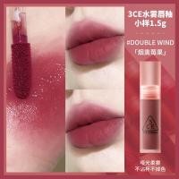 ราคา ลิปสติกเนื้อแมทต์ 3ce Velvet Lipstick Mini Portable Sample Set Autumn Winter Luminous Moisturizing Long lasting Color Boosting (22203947109)