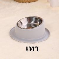 ราคา YoungNest ชามแมวกันมด 2 หลุม ชามใส่อาหารสัตว์เลี้ยง มาพร้อมชามแสตนเลส ถอดล้างได้ ที่ใส่อาหารสัตว์เลี้ยง (24320394780)
