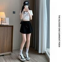 ราคา กางเกงขาสั้นกีฬาสำหรับผู้หญิงในช่วงฤดูร้อน กางเกงขายาวทรงหลวมเอวสูง ทรงเอ ทรงสลิมฟิต กางเกงขาสั้นทรงสปอร์ตสำหรับผู้หญิง (22739414785)