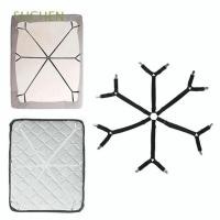 ราคา SUBTLE Bed Clip สายรัดมุมผ้าปูที่นอน สายรัดผ้าปูที่นอน สายรัดมุมเตียงนอน สายรัดมุมเตียง รัดผ้าคลุมเตียง มี 4 ชิ้น 1 เซต มี 4 เส้น (23544873442)