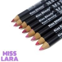 ราคา 12แท่ง KISS BEAUTY Matte Lip Liner ดินสอขอบปาก เนื้อเเมทต์ ให้ริมฝีปากเด่นชัด no 2562B (24457985236)